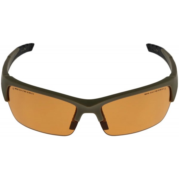 Окуляри балістичні Wiley X WX Valor 2.5. 3 лінзи (Grey/Clear/Light Rust) оправа Tan - 9300009