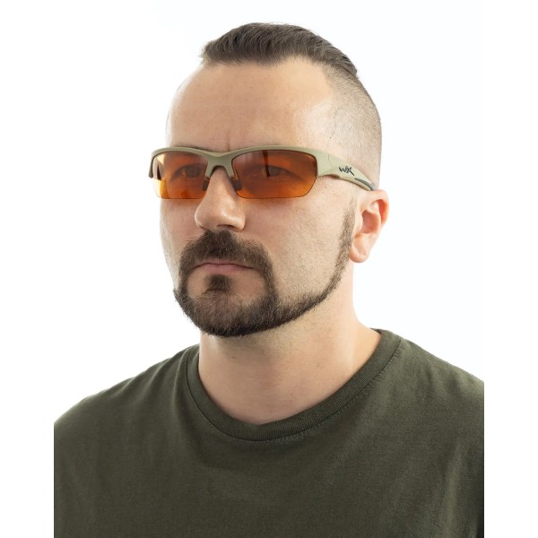 Окуляри балістичні Wiley X WX Valor 2.5. 3 лінзи (Grey/Clear/Light Rust) оправа Tan - 9300009