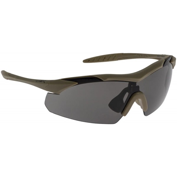 Окуляри балістичні Wiley X WX Vapor 2.5. 3 лінзи (Grey/Clear/Light Rust) оправа Tan - 9300011