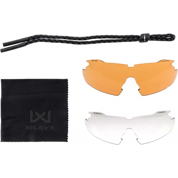 Окуляри балістичні Wiley X WX Vapor 2.5. 3 лінзи (Grey/Clear/Light Rust) оправа Tan - 9300011