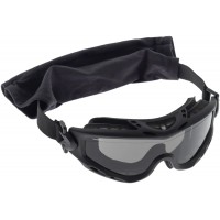 Маска-очки баллистическая Wiley X Spear. 3 линзы (Grey/Clear/Light Rust) Black