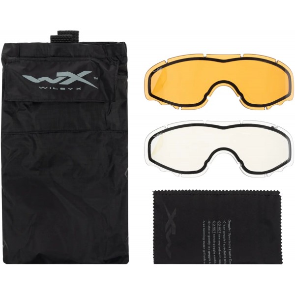 Маска-очки баллистическая Wiley X Spear Dual. 3 линзы (Grey/Clear/Rust) Black - 9300013 Маска-очки баллистическая Wiley X Spear Dual. 3 линзы (Grey/Clear/Rust) Black - 9300013