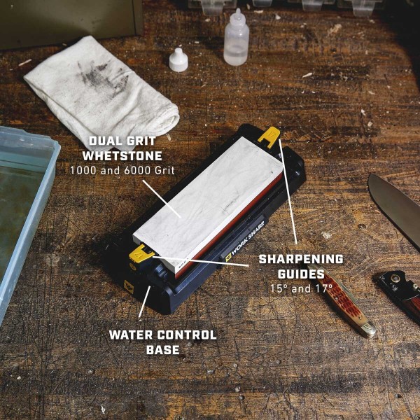 WSBCHWHT-I Work Sharp Точилка механічна Benchtop Whetstone Sharpener - WSBCHWHT-I WSBCHWHT-I Work Sharp Точилка механічна Benchtop Whetstone Sharpener - WSBCHWHT-I
