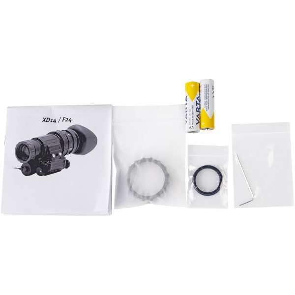 Монокуляр XD NV XD14 Gen 2+ (крепление + адаптер) White Phosphor - 980004 Монокуляр XD NV XD14 Gen 2+ (крепление + адаптер) White Phosphor - 980004