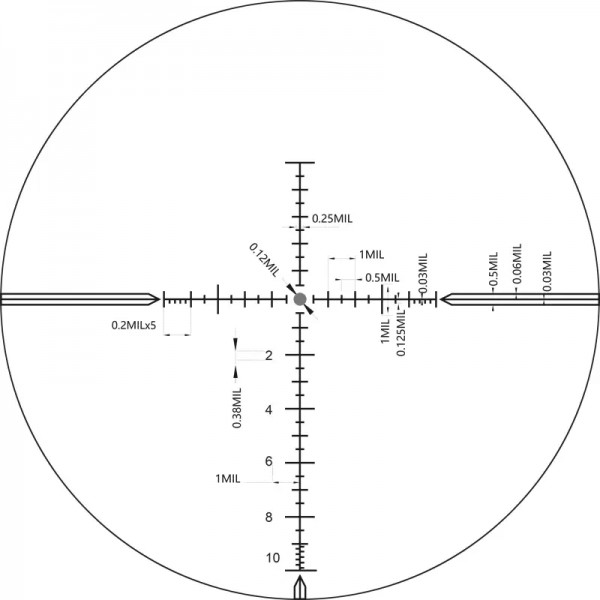 Прицел оптический XD Precision Black-LR FFP 4-24x50 сетка MPX1 - 15280020 Прицел оптический XD Precision Black-LR FFP 4-24x50 сетка MPX1 - 15280020