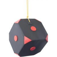 Мишень для стрельбы Yate Cube Polimix 4. 30x30x30 см. 40 lbs Black / Red