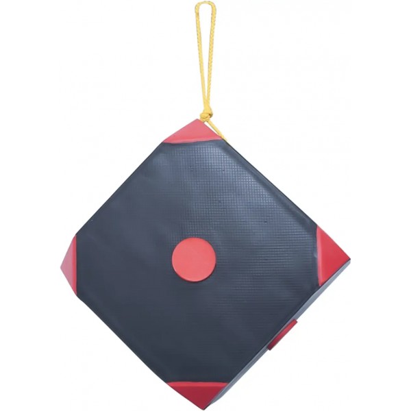Мішень для стрільби Yate Cube Polimix 4. 30x30x30 см. 40 lbs Black / Red - 9370009