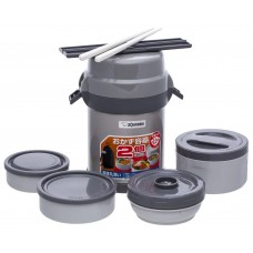 Набір для ланчу ZOJIRUSHI SL-JAF14SA 1.23 л Gray