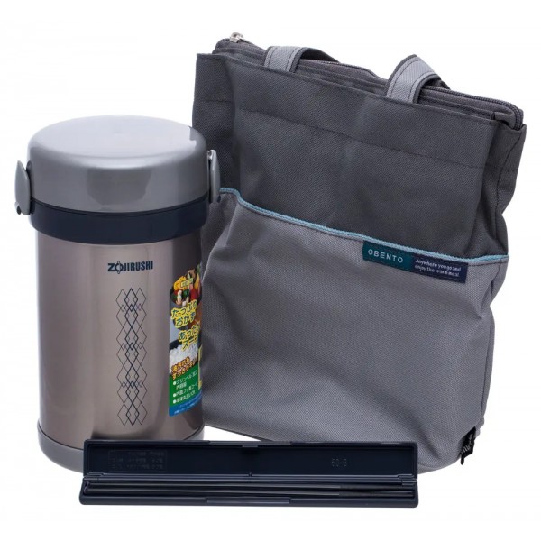 Набір для ланчу ZOJIRUSHI SL-NC09ST Steel - 16780360 Набір для ланчу ZOJIRUSHI SL-NC09ST Steel - 16780360