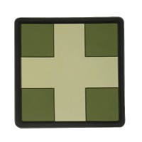 M-Tac нашивка Medic Cross Square ПВХ олива