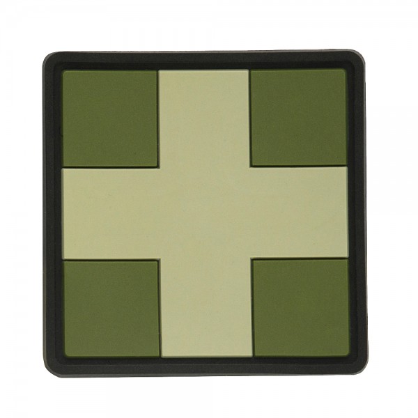 M-Tac нашивка Medic Cross Square ПВХ олива - 51124001