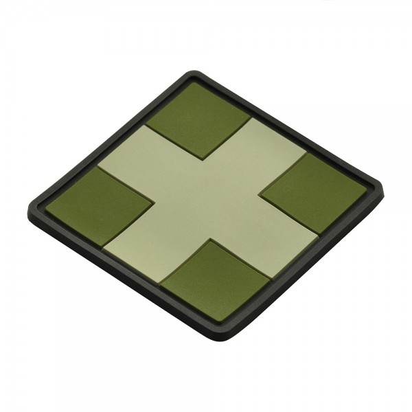 M-Tac нашивка Medic Cross Square ПВХ олива - 51124001 M-Tac нашивка Medic Cross Square ПВХ олива - 51124001