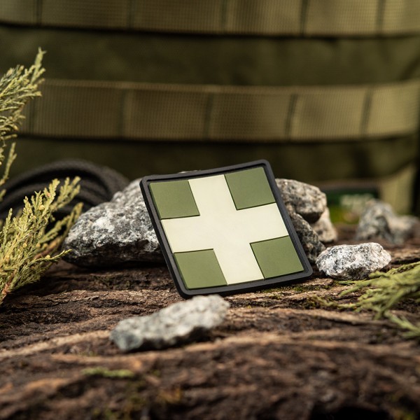 M-Tac нашивка Medic Cross Square ПВХ олива - 51124001 M-Tac нашивка Medic Cross Square ПВХ олива - 51124001