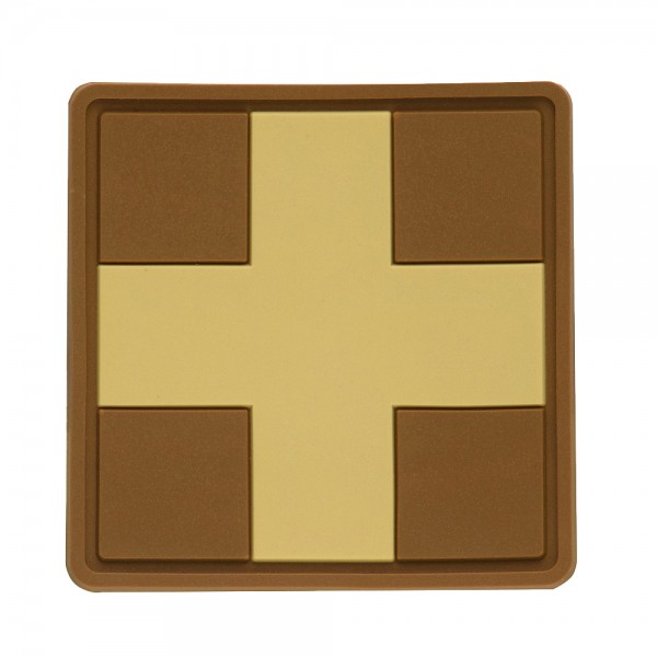 Нашивка Medic Cross Square PVC Coyote - 51124005