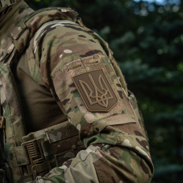 Нашивка герб України PVC великий Coyote - 51337005 Нашивка герб України PVC великий Coyote - 51337005