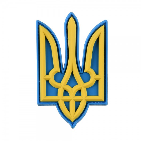 M-Tac нашивка Тризуб PVC великий кольоровий - 51337100