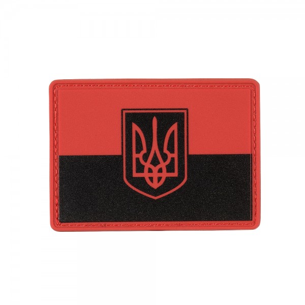 M-Tac нашивка прапор червоно-чорний PVC - 51348004