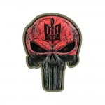 Нашивка Punisher Червоний