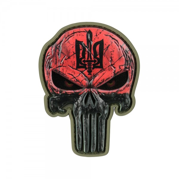 M-Tac нашивка Punisher Червоний - 51353801
