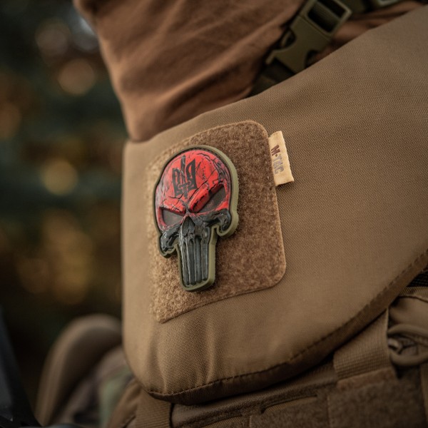 M-Tac нашивка Punisher Червоний - 51353801 M-Tac нашивка Punisher Червоний - 51353801