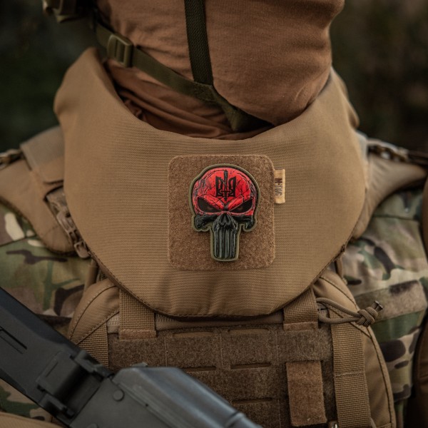 M-Tac нашивка Punisher Червоний - 51353801 M-Tac нашивка Punisher Червоний - 51353801