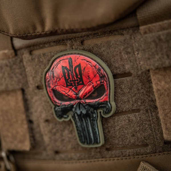 M-Tac нашивка Punisher Червоний - 51353801 M-Tac нашивка Punisher Червоний - 51353801