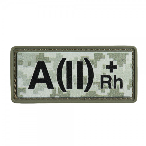 M-Tac нашивка група крові A(II) Rh(+) PVC 25х60 MM14 - 51360030