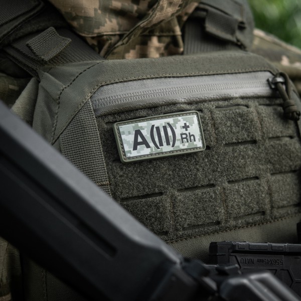Нашивка группа крови A(II) Rh(+) PVC 25х60 MM14 - 51360030 Нашивка группа крови A(II) Rh(+) PVC 25х60 MM14 - 51360030