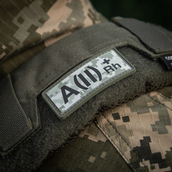 Нашивка группа крови A(II) Rh(+) PVC 25х60 MM14 - 51360030 Нашивка группа крови A(II) Rh(+) PVC 25х60 MM14 - 51360030