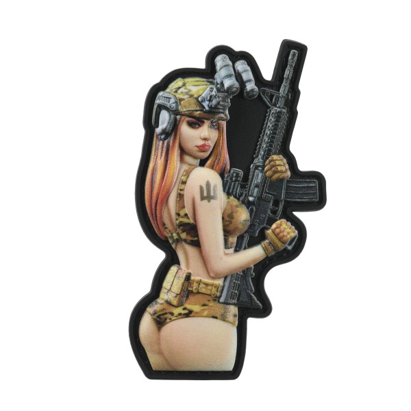 Нашивка Tactical girl №8 Тризуб PVC - 51515001