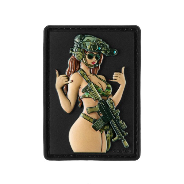 M-Tac нашивка Tactical girl and Shak PVC - 51519101
