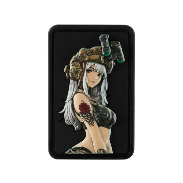 Нашивка Tactical girl rose PVC - 51519104