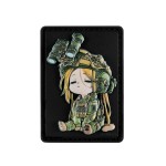 Нашивка Tactical girl №12 PVC