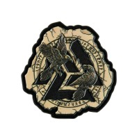 Нашивка Valknut ravens PVC