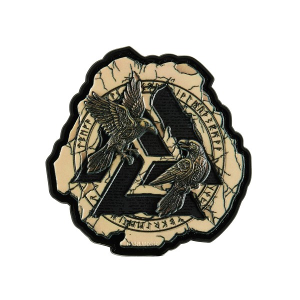 Нашивка Valknut ravens PVC - 51723000