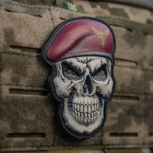 M-Tac нашивка Череп у береті (Десантно-Штурмові війська) - 52338105 M-Tac нашивка Череп у береті (Десантно-Штурмові війська) - 52338105