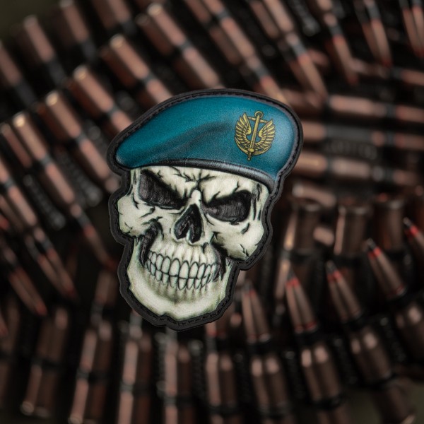 Нашивка Череп у береті (Морська піхота) - 52338110 Нашивка Череп у береті (Морська піхота) - 52338110