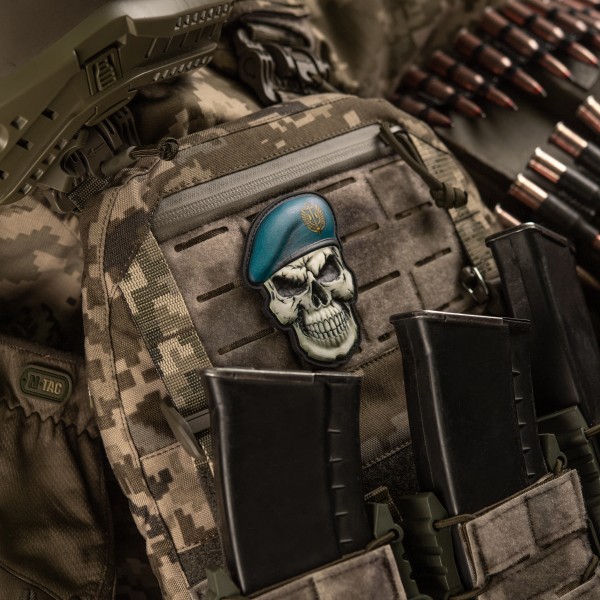 Нашивка Череп у береті (Морська піхота) - 52338110 Нашивка Череп у береті (Морська піхота) - 52338110