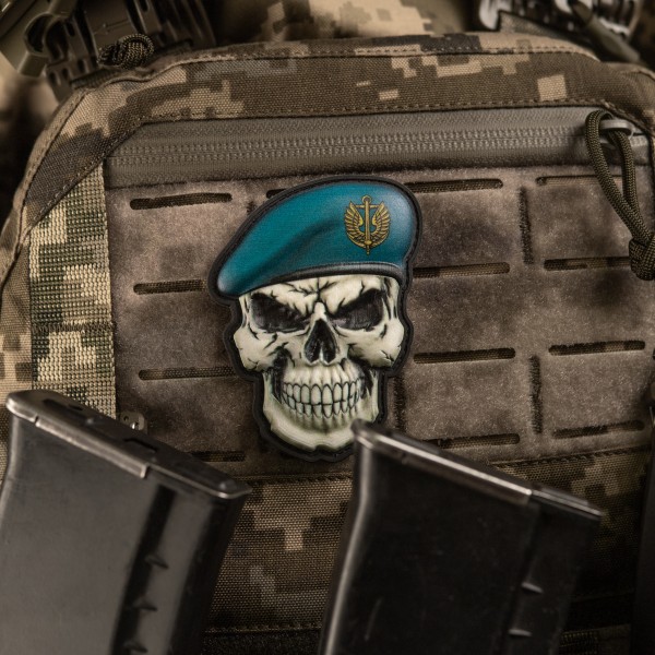 Нашивка Череп у береті (Морська піхота) - 52338110 Нашивка Череп у береті (Морська піхота) - 52338110