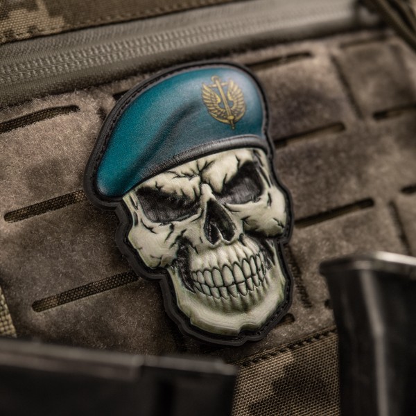 Нашивка Череп у береті (Морська піхота) - 52338110 Нашивка Череп у береті (Морська піхота) - 52338110