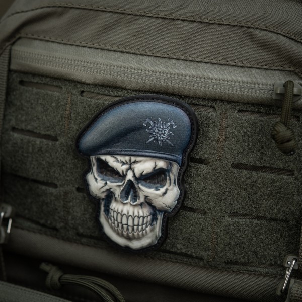 M-Tac нашивка Череп у береті (Гірська піхота) - 52338112 M-Tac нашивка Череп у береті (Гірська піхота) - 52338112