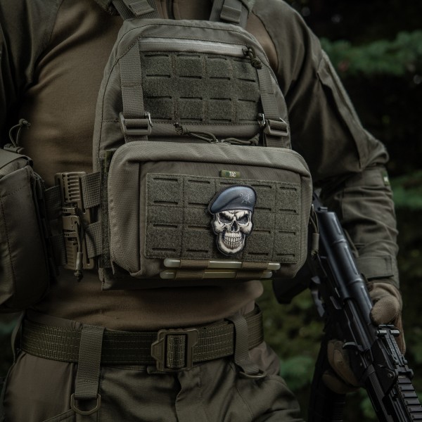 M-Tac нашивка Череп у береті (Гірська піхота) - 52338112 M-Tac нашивка Череп у береті (Гірська піхота) - 52338112