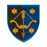 Шеврон 10-й армійський корпус кольоровий