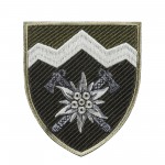 Шеврон 10 ОГШБр Едельвейс олива