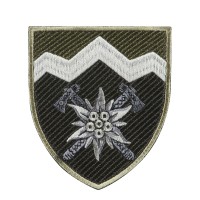 Шеврон 10 ОГШБр Едельвейс олива