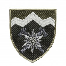 Шеврон 10 ОГШБр Едельвейс олива