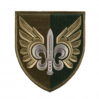 Шеврон 132-й окремий розвідувальний батальйон олива