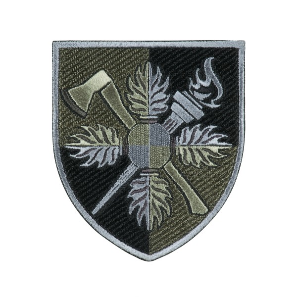 Шеврон 143 Центр розмінування олива - AKW-143TSRM-OD