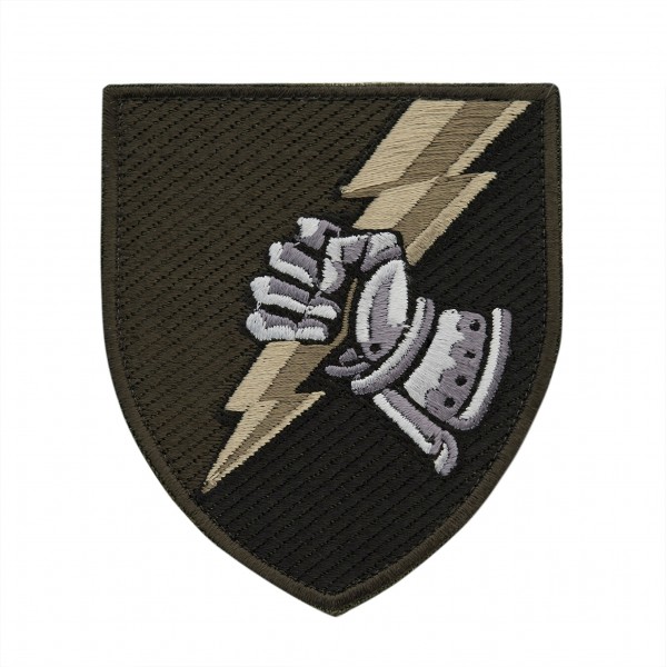 Шеврон 23-й окремий танковий батальйон ДШВ олива - AKW-23OTBDSHVOD