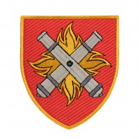 Шеврон 27-ма окрема реактивна артилерійська бригада